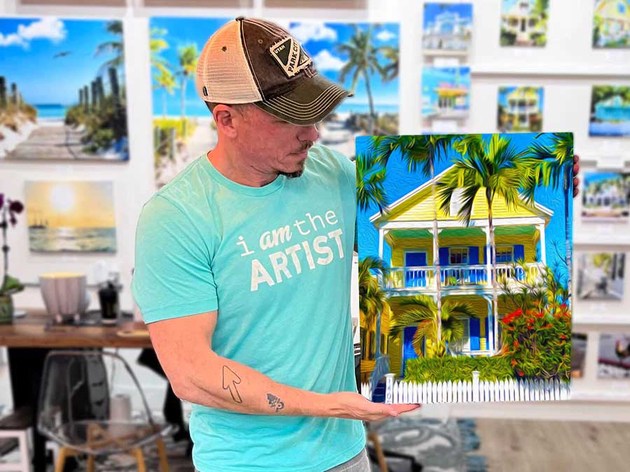 Key West artist Mark Baratto
