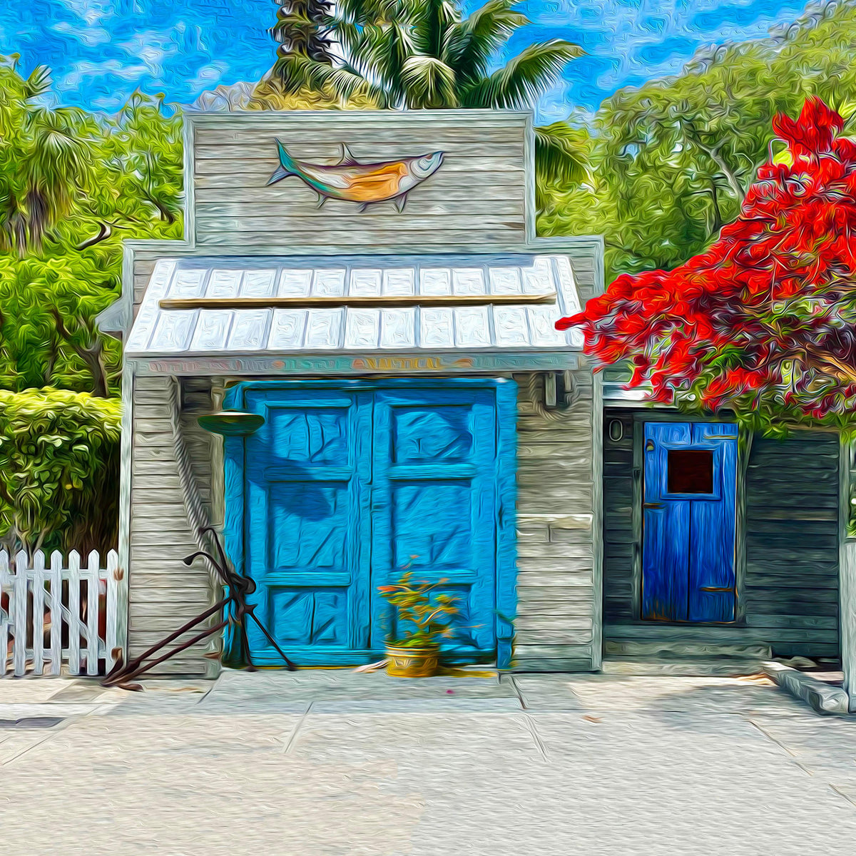 "Hidden Mermaid" - Backyards of Key West Gallery