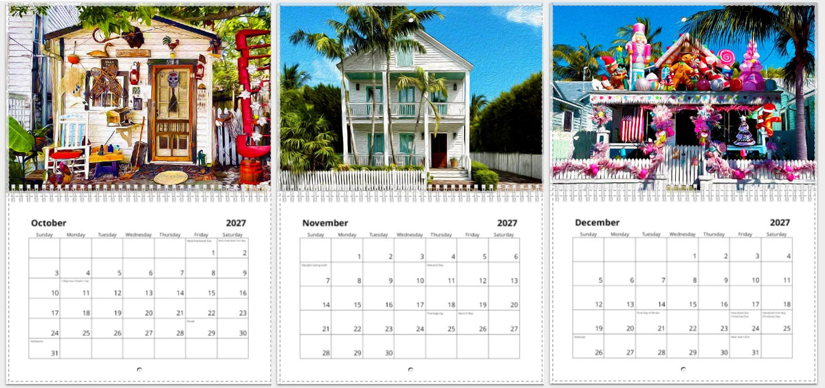 Limited Edition 2027 Key West Calendar