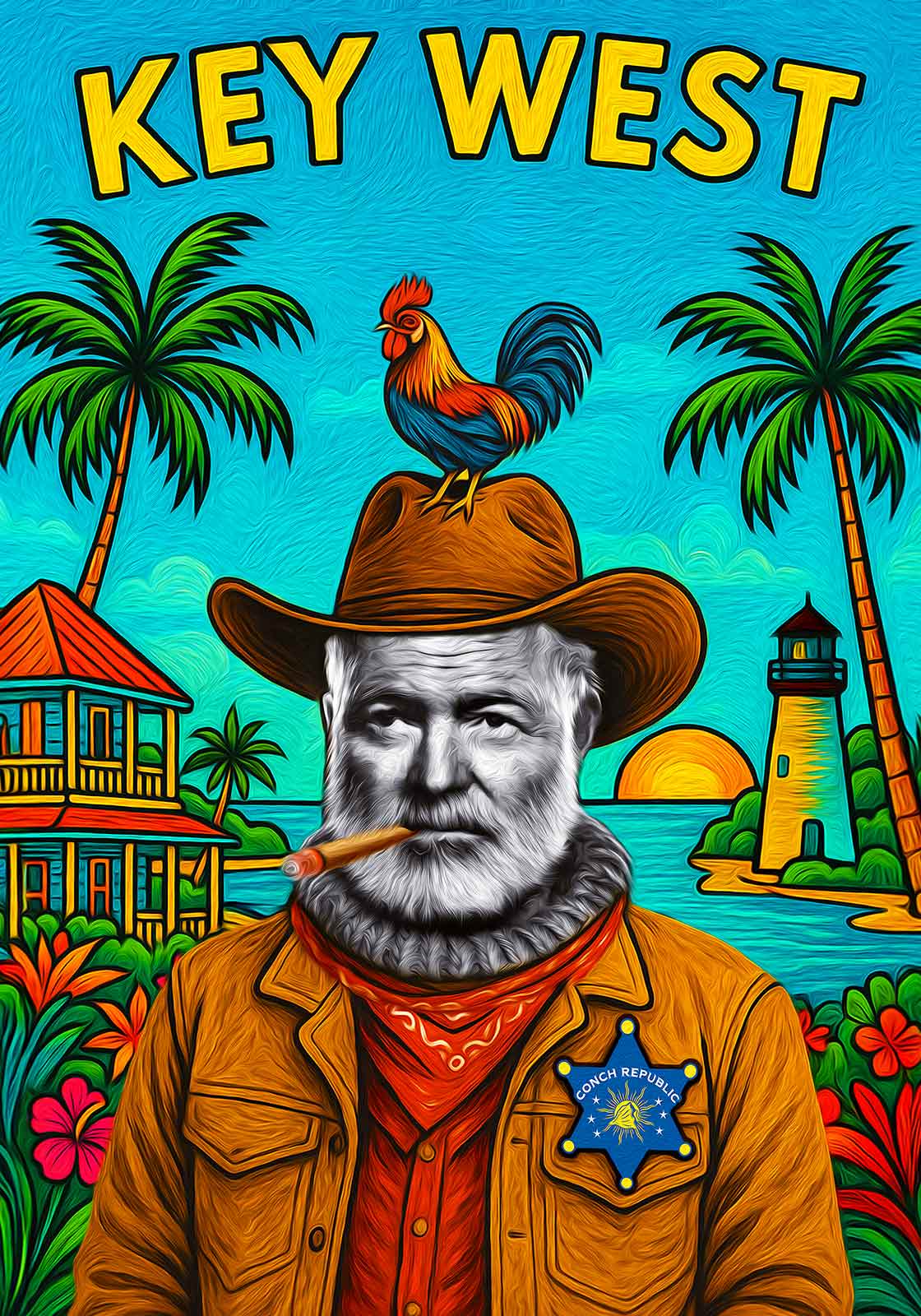 #15 Papa Cowboy (Hand-Embellished Edition — Only 5 Available)