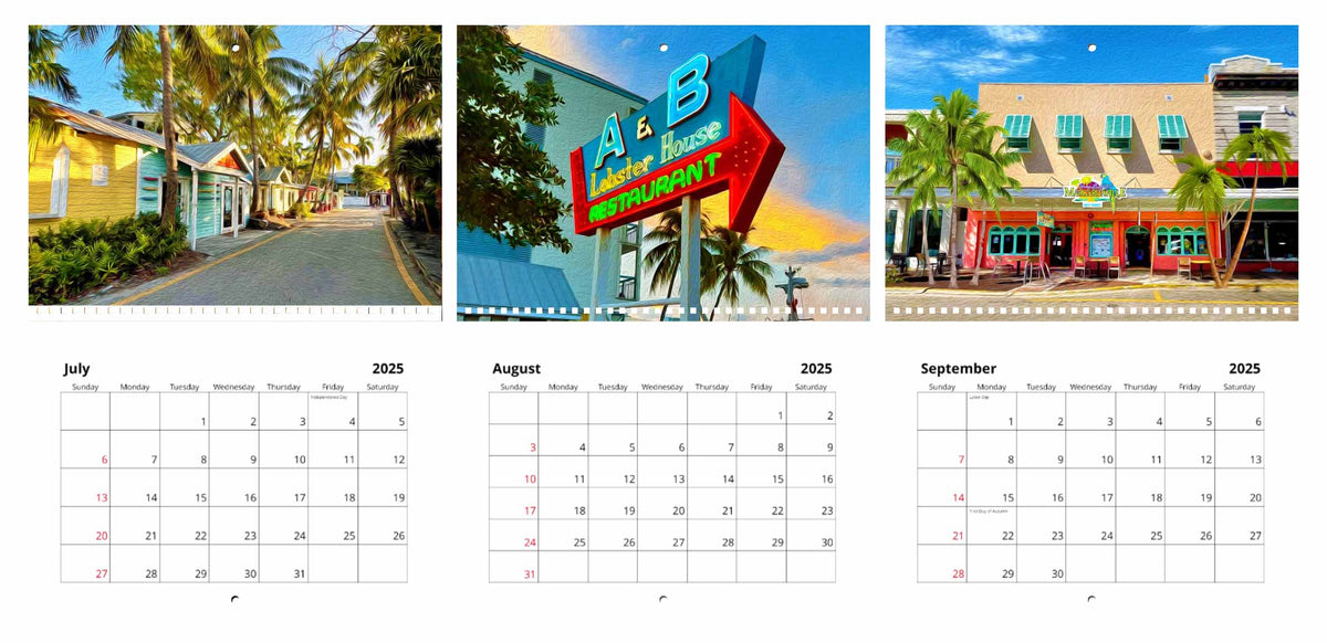 Limited Edition 2025 Key West Calendar