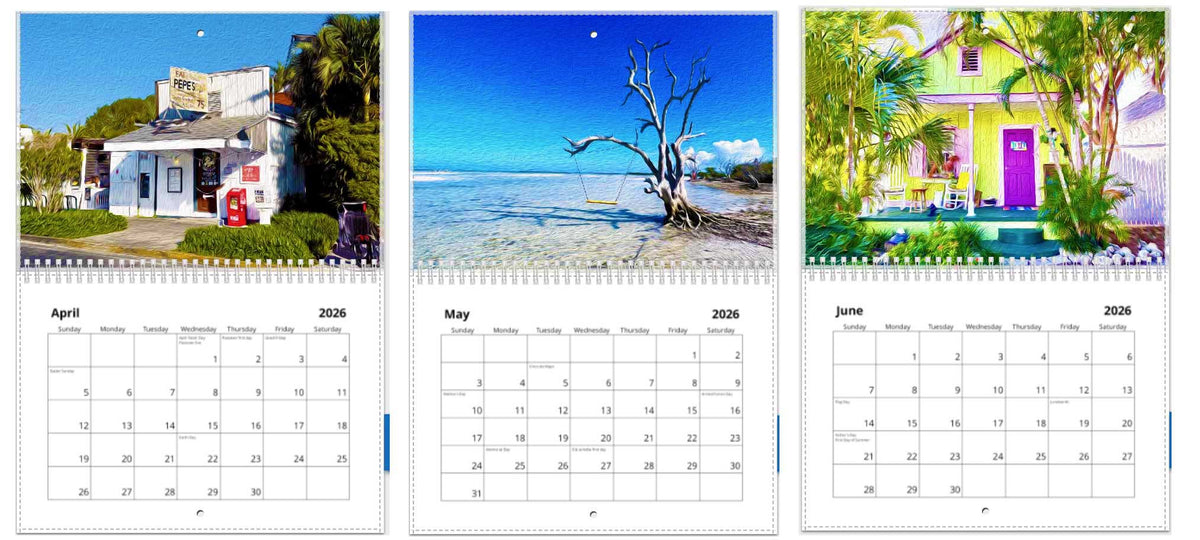 Limited Edition 2026 Key West Calendar