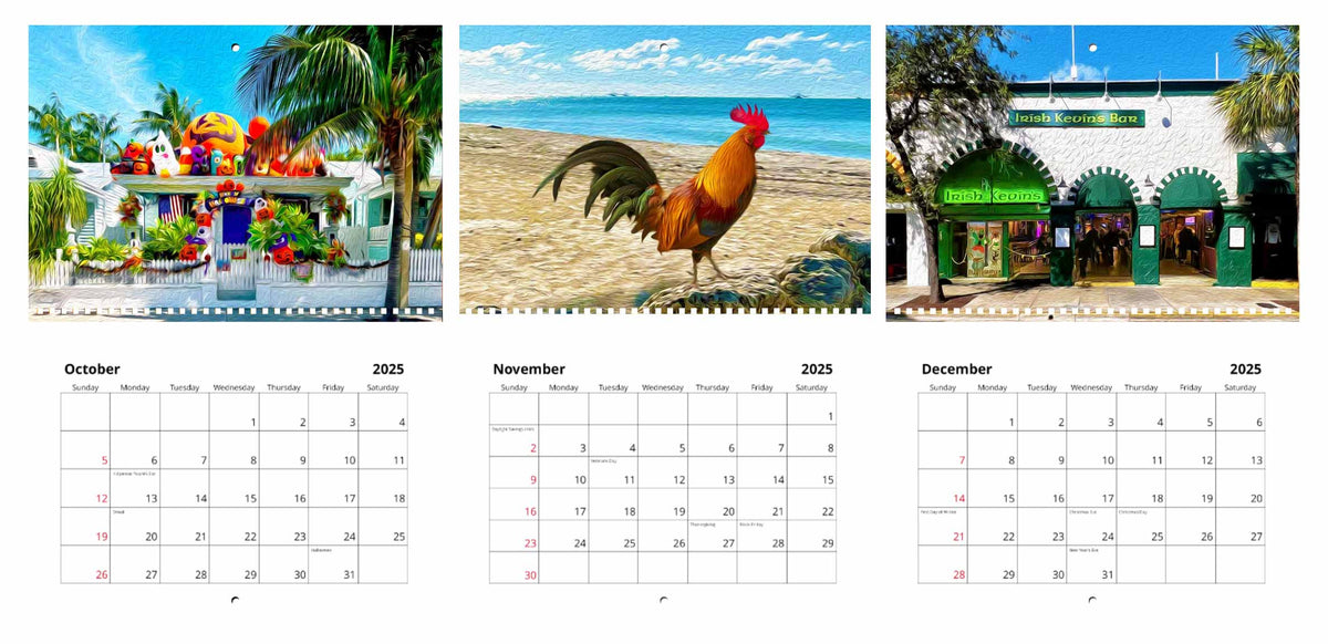 Limited Edition 2025 Key West Calendar