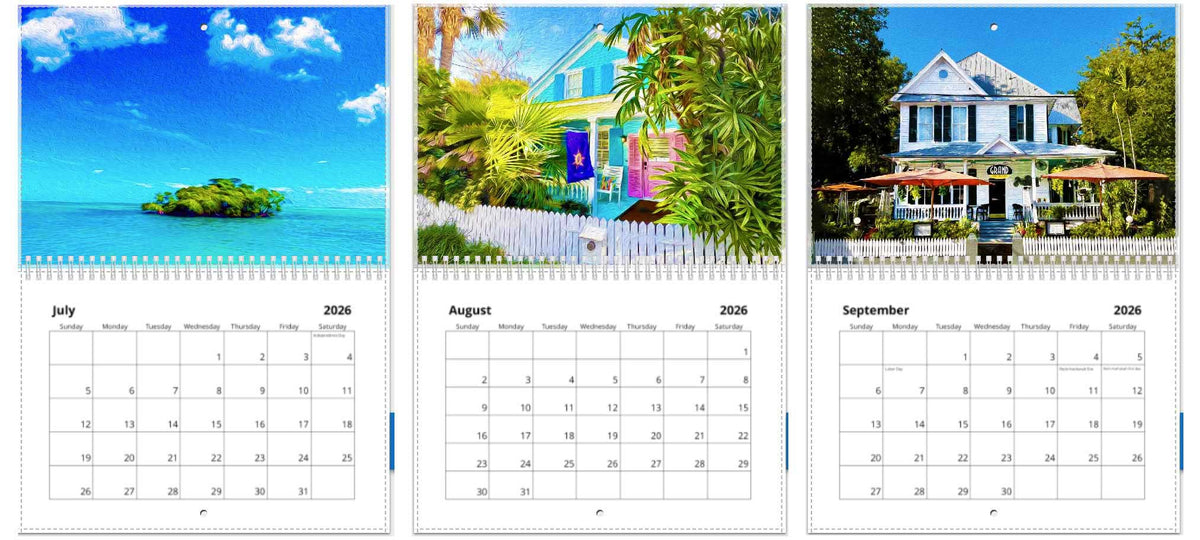 Limited Edition 2026 Key West Calendar