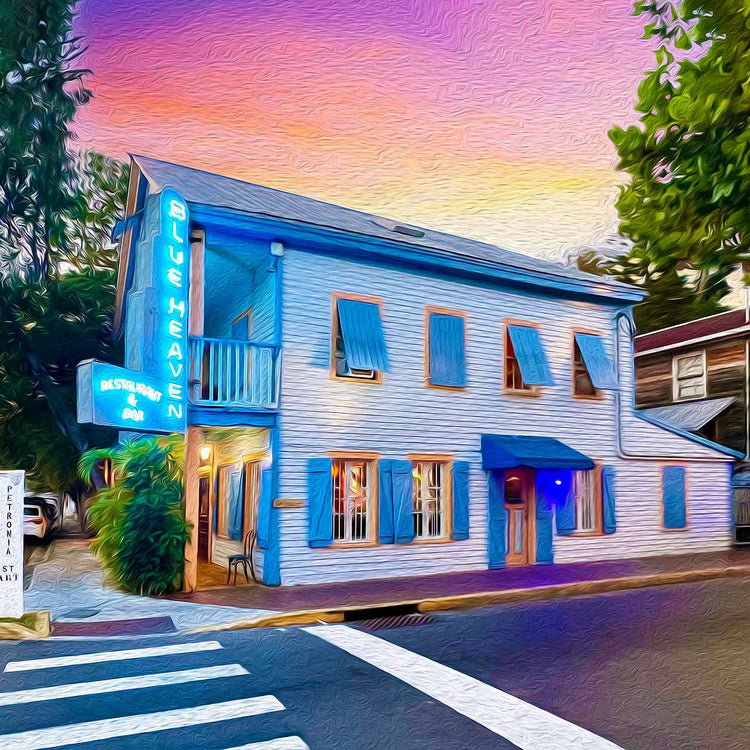 Blue Heaven Neon Lights