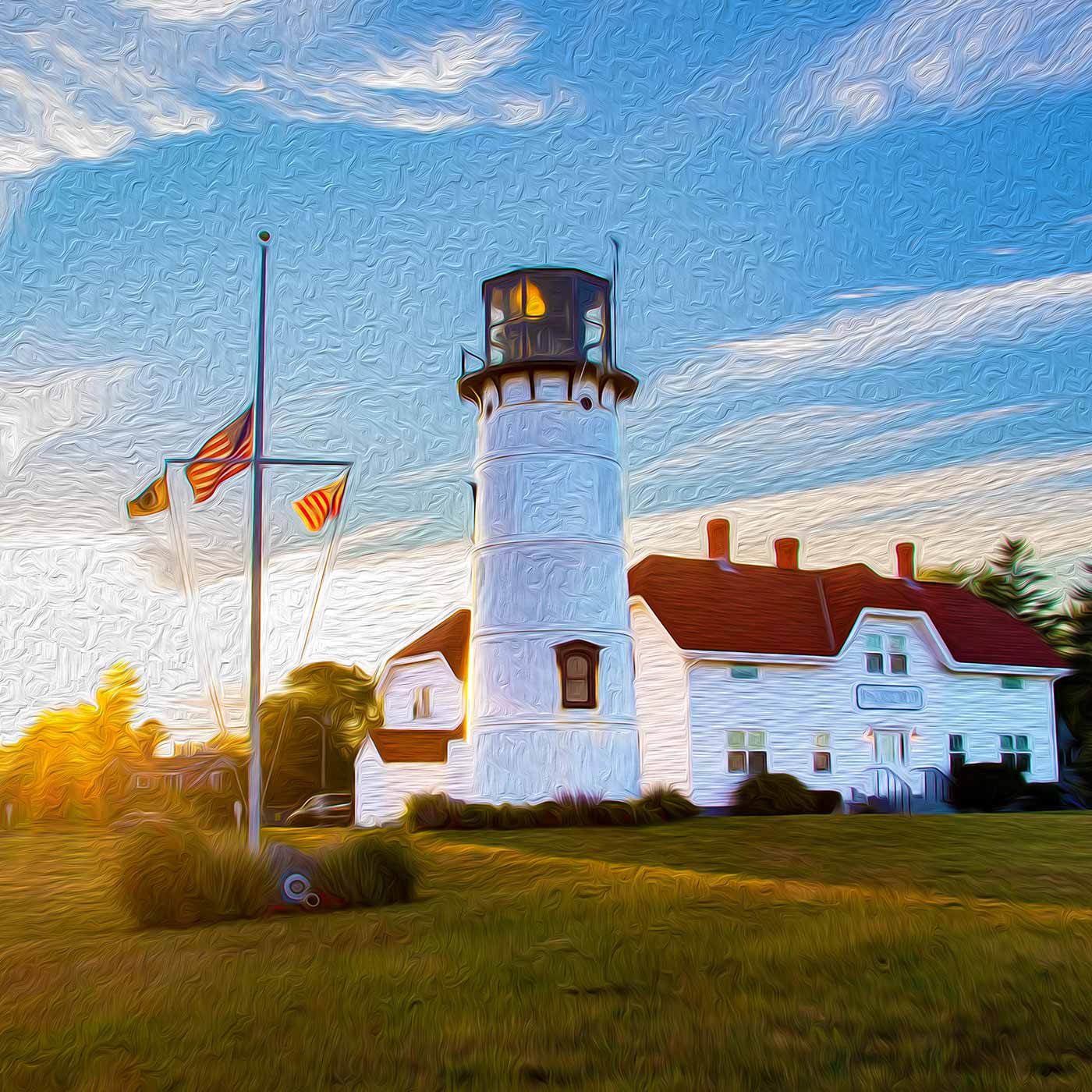 Guiding Light - Chatham Lighthouse Serenity - Backyards of Key