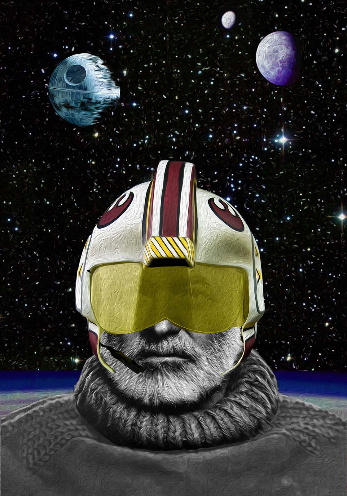 #3 Papa Space (Hand-Embellished Edition — Only 5 Available)