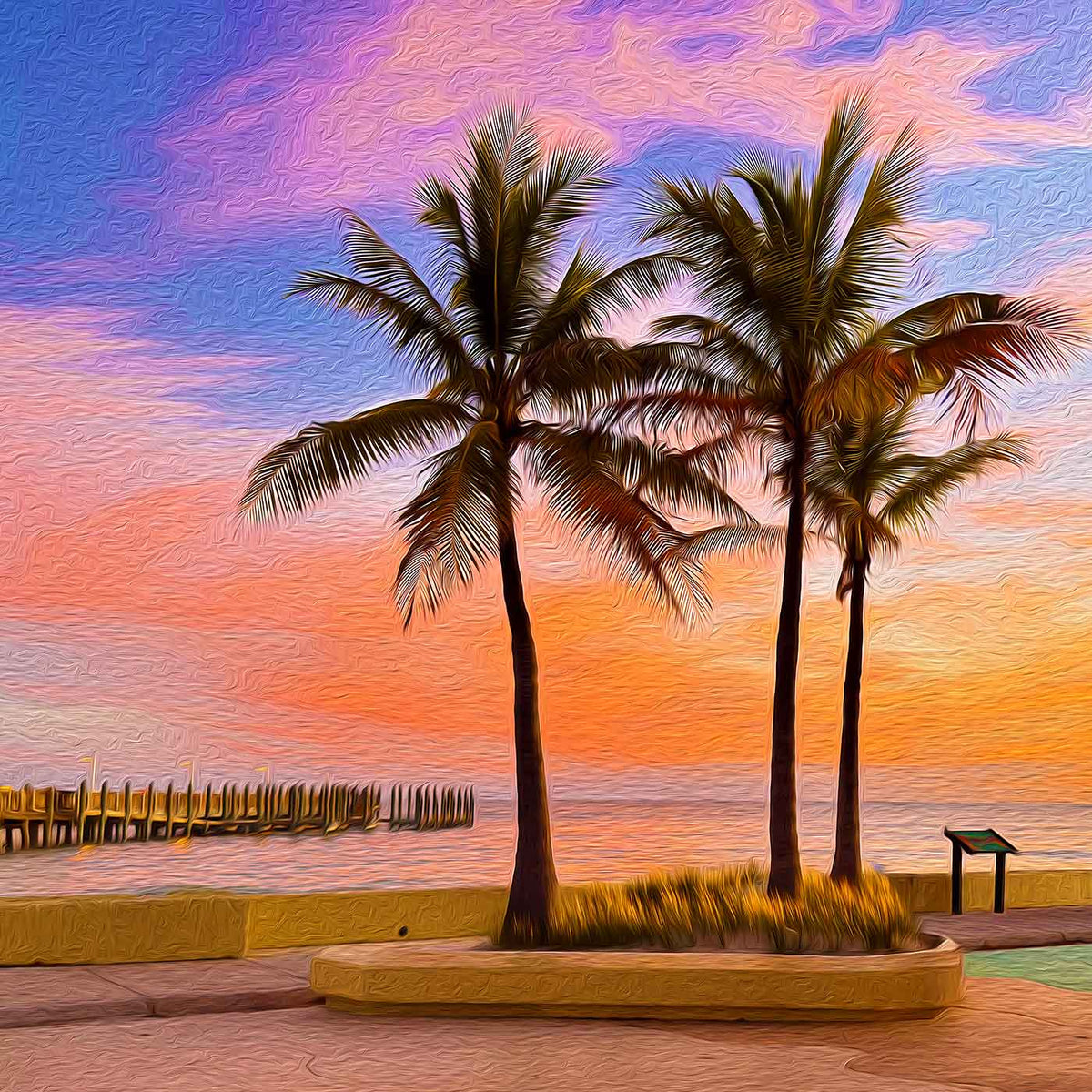 Waterfront Afterglow