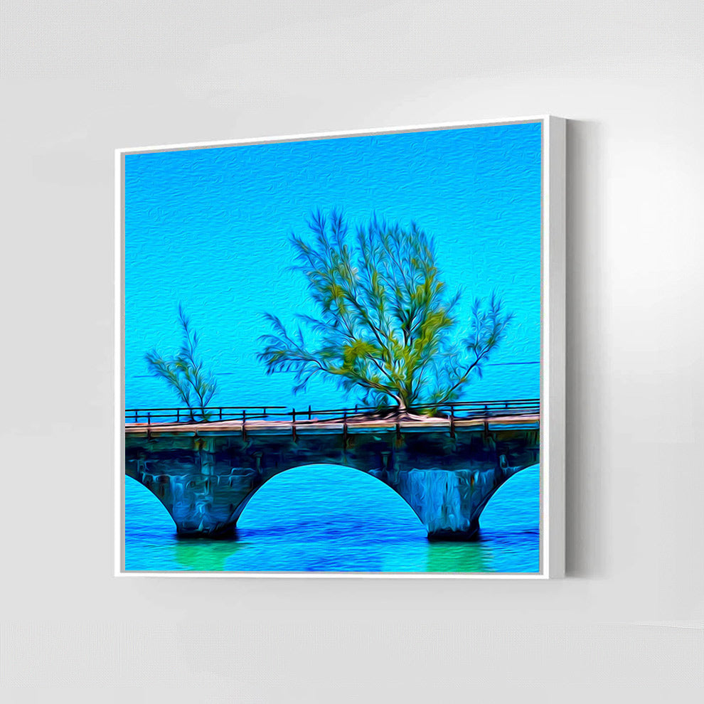 Fred the Tree Florida Keys Canvas Print | Seven Mile Bridge Art ...