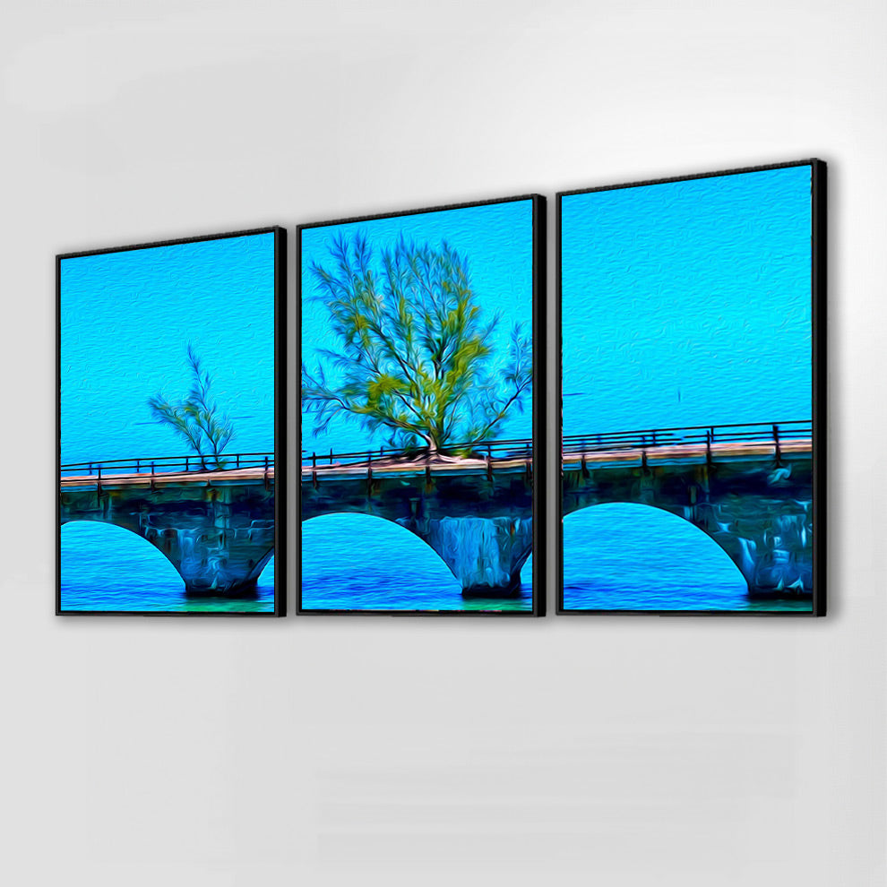 Fred the Tree Florida Keys Canvas Print | Seven Mile Bridge Art