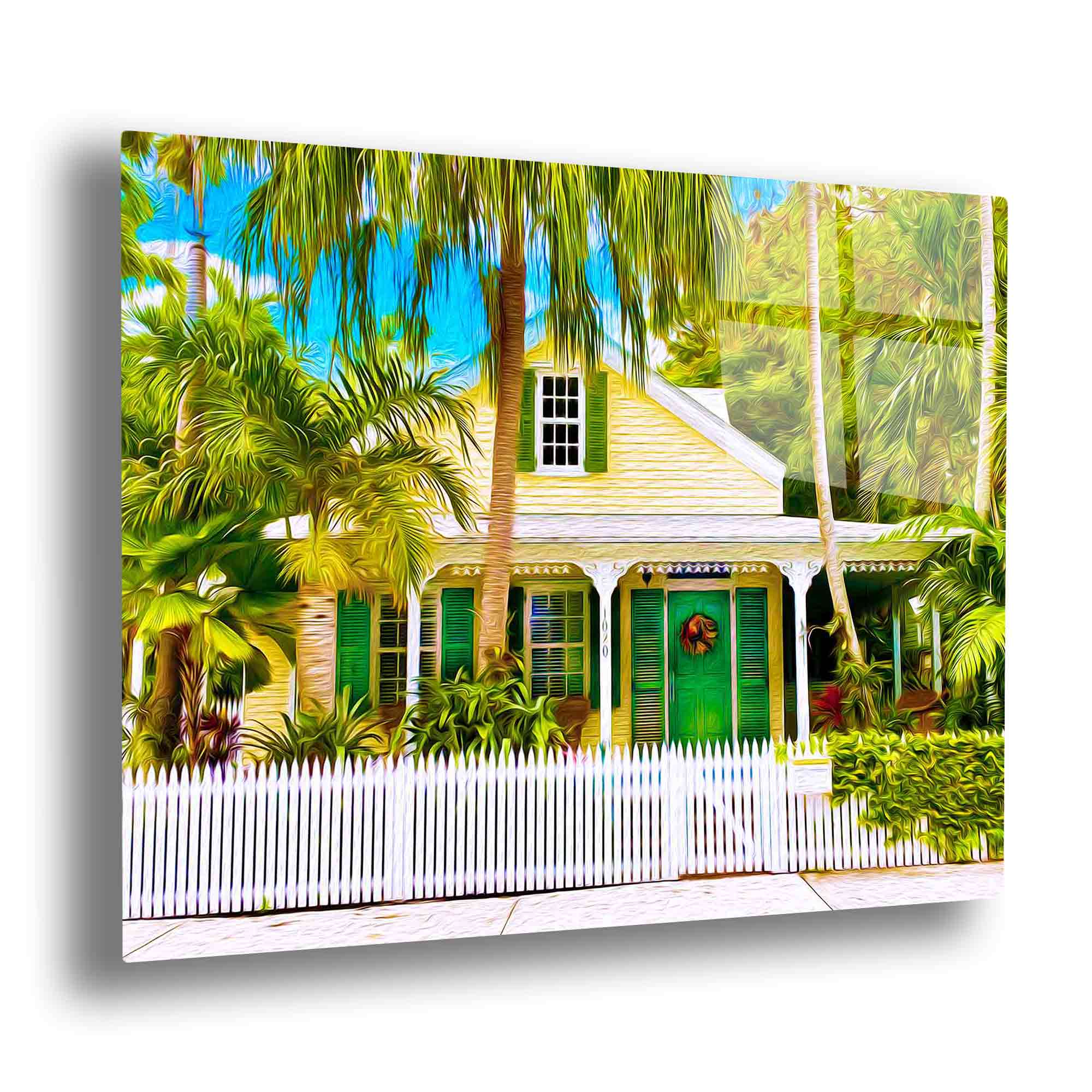 Gingerbread House Art - A Backyards of Key West Art Gallery
