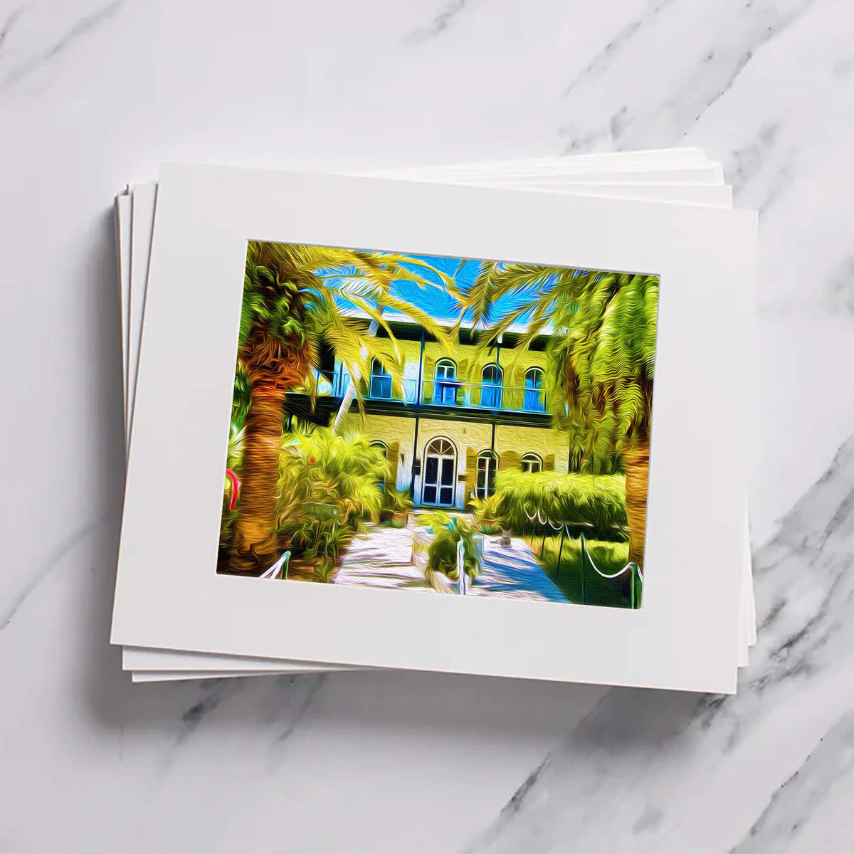 Hemingway Matted Print