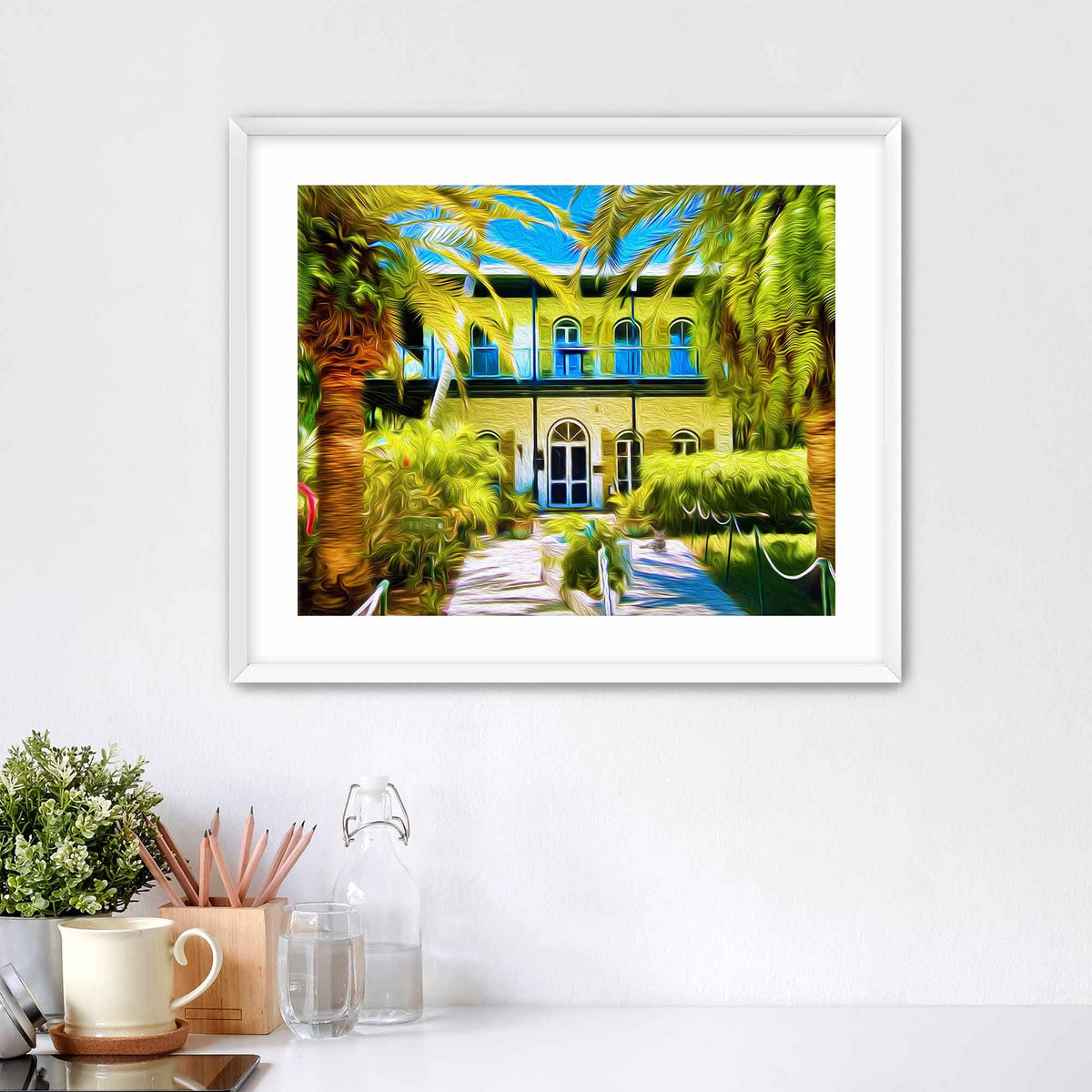 Hemingway Matted Print