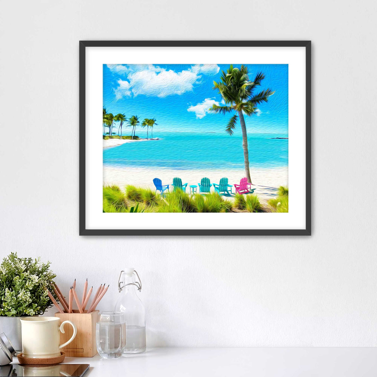 Island Life Matted Print