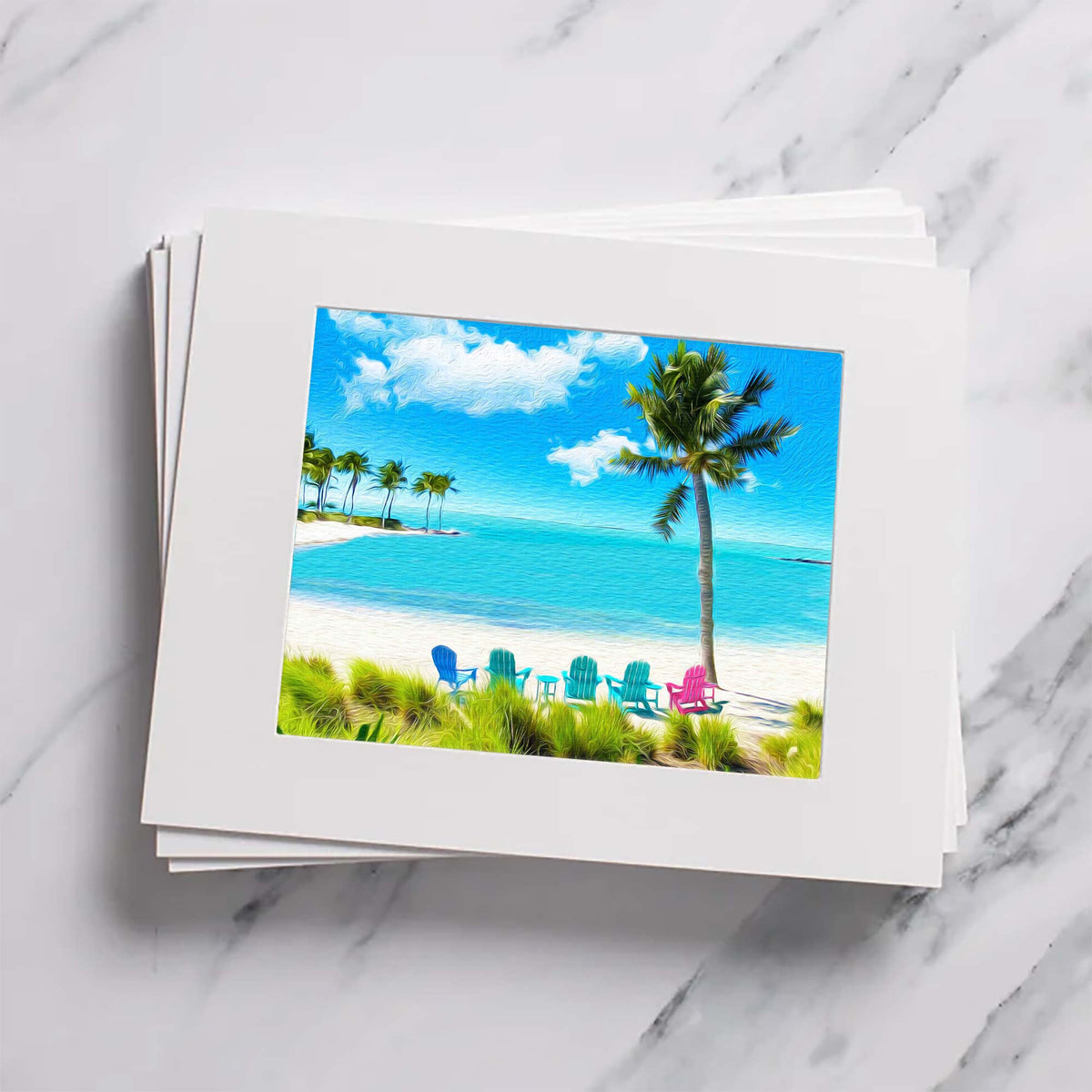 Island Life Matted Print