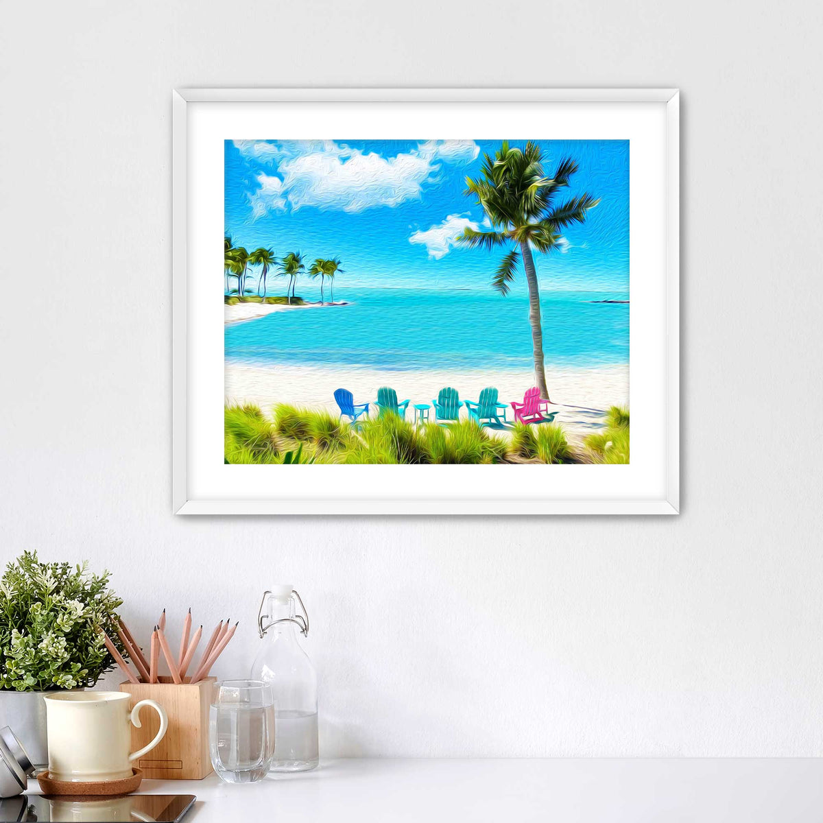 Island Life Matted Print