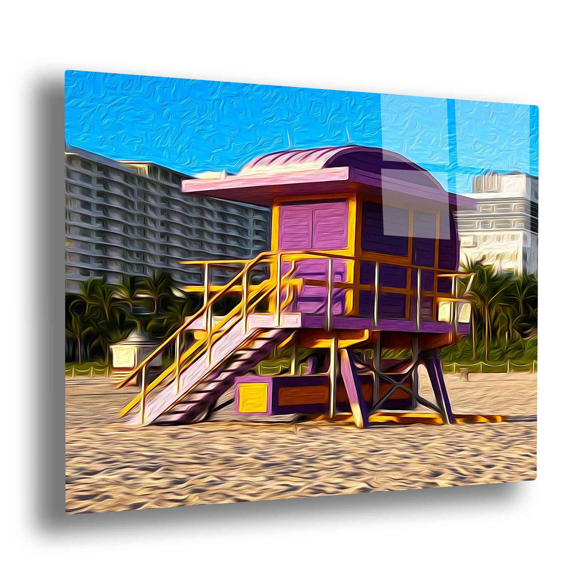 Purple Lifeguard (Miami Beach)