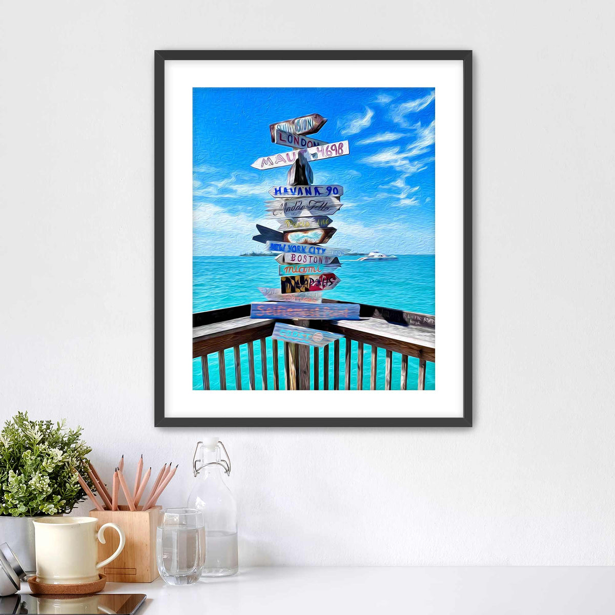 Selfiemost Point Matted Print