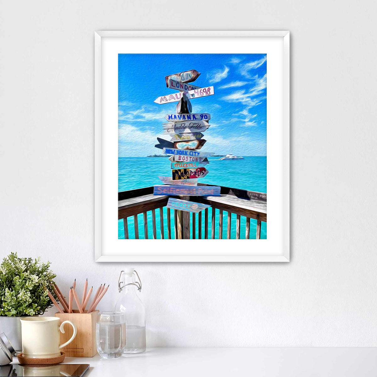 Selfiemost Point Matted Print