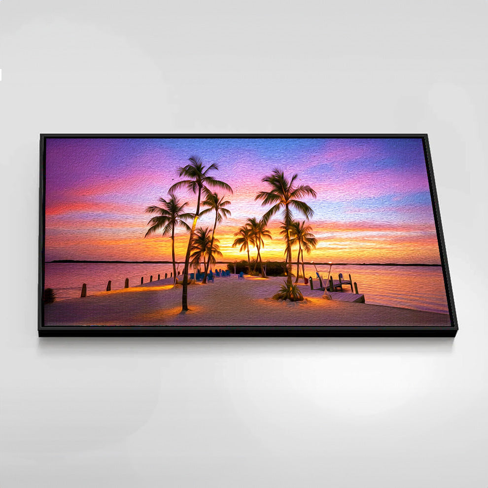 Islamorada Sunset Wall Art Canvas Print | Backyards of Key West