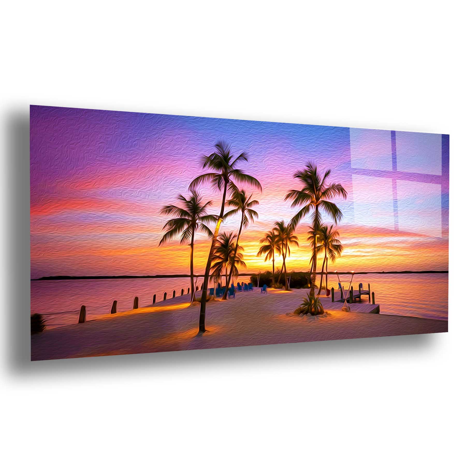 Islamorada Sunset Wall Art Canvas Print | Backyards of Key West