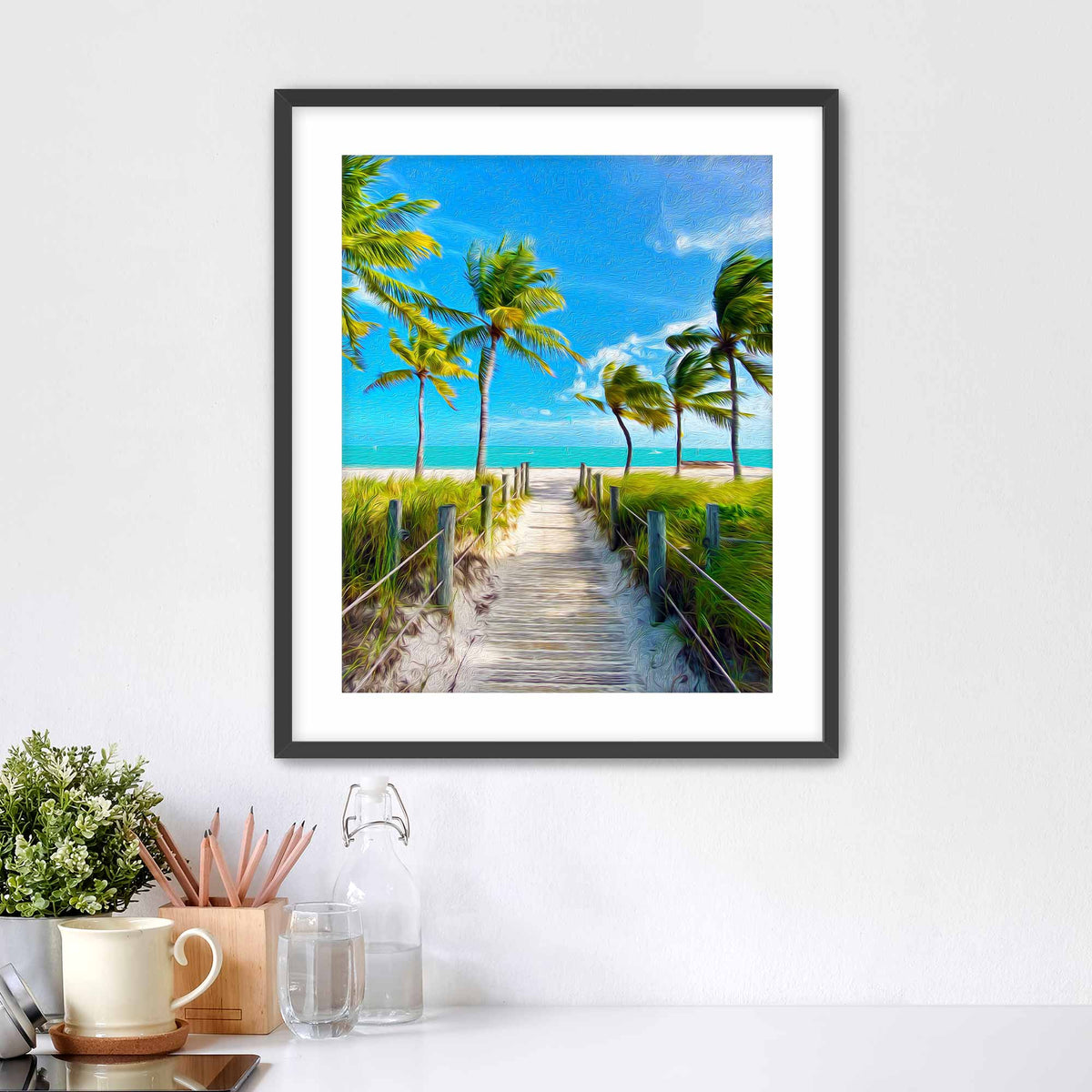 Windy Summer Matted Print