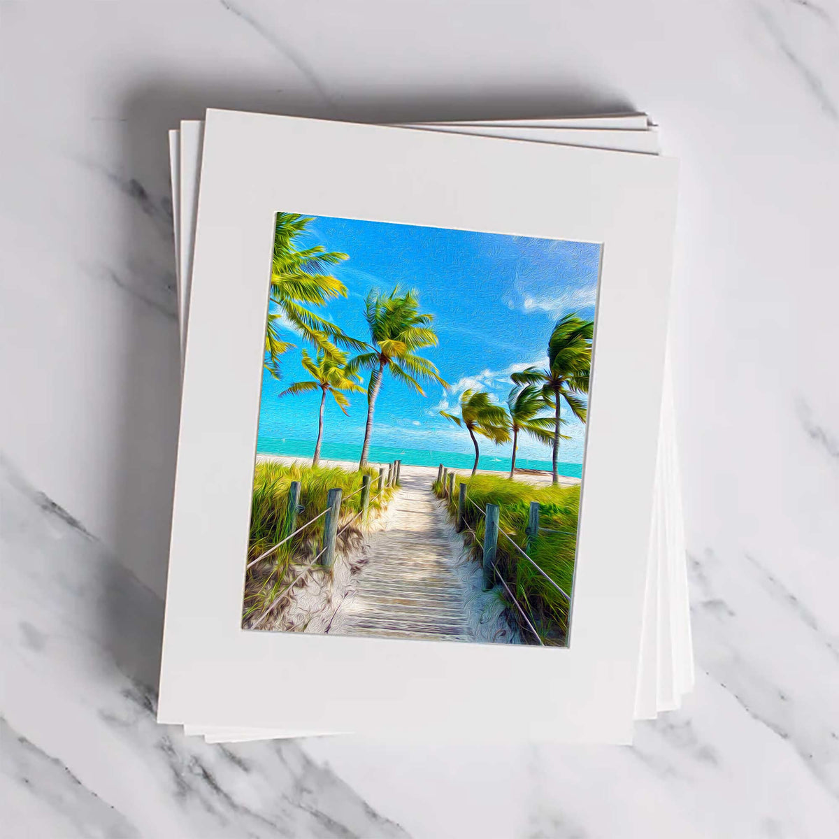 Windy Summer Matted Print