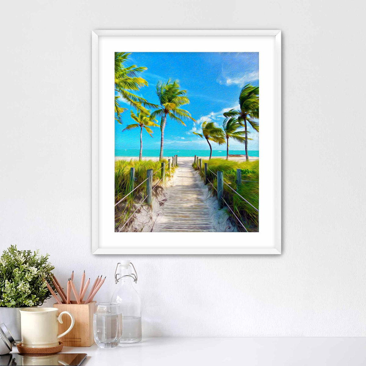Windy Summer Matted Print