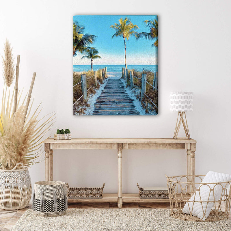 A Key West Art Gallery - Smathers Beach Boardwalk – Backyards of Key ...