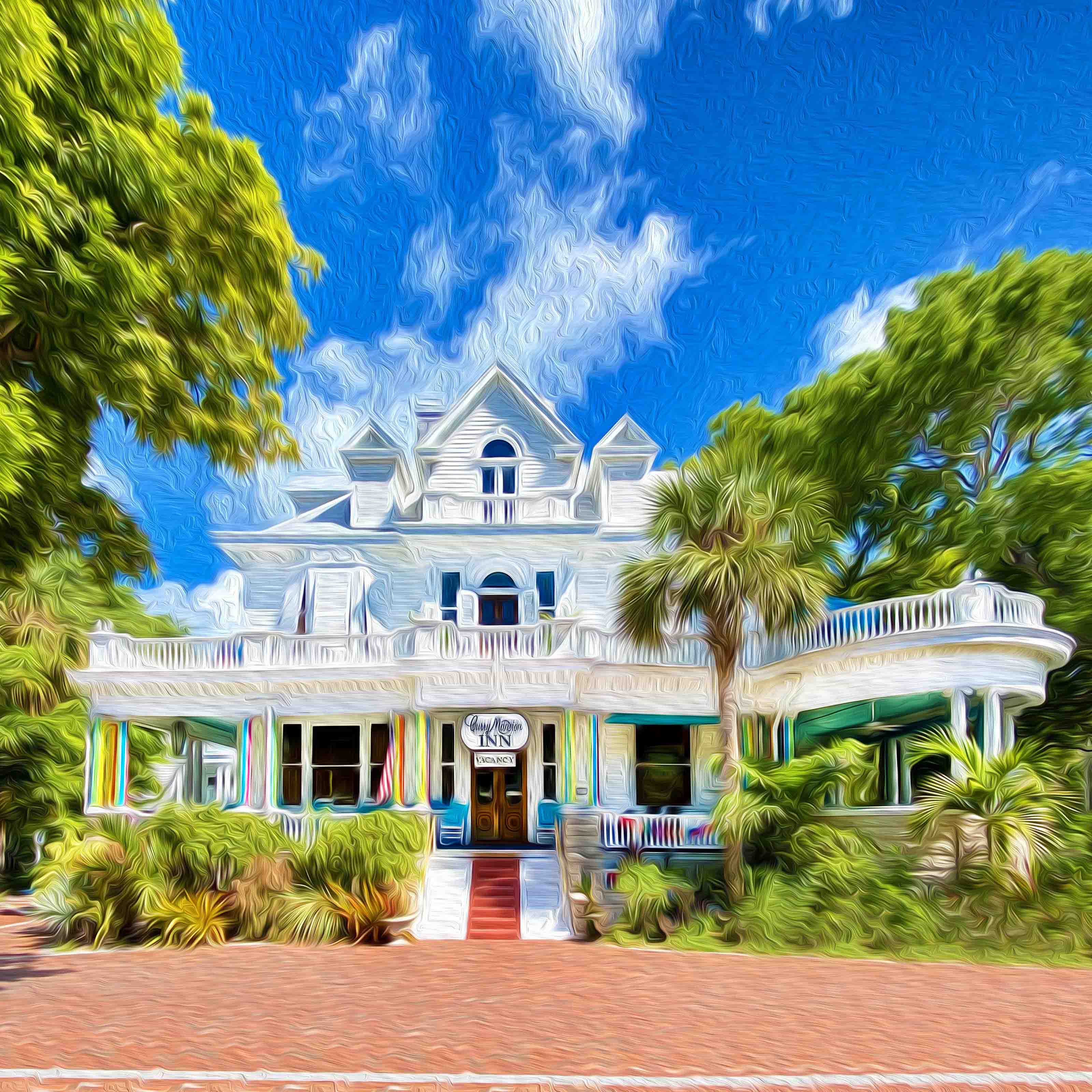 Curry Mansion Inn Key West Art- A Key West Art Gallery – Backyards Of ...