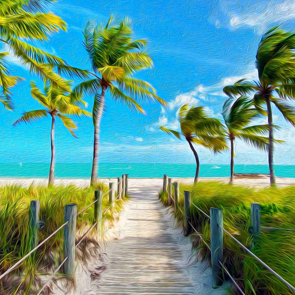 ヴィンテージ Wess Smith 3DペーパーアートBEACHCOMBERS WindySummer14x14_grande.jpg?v=