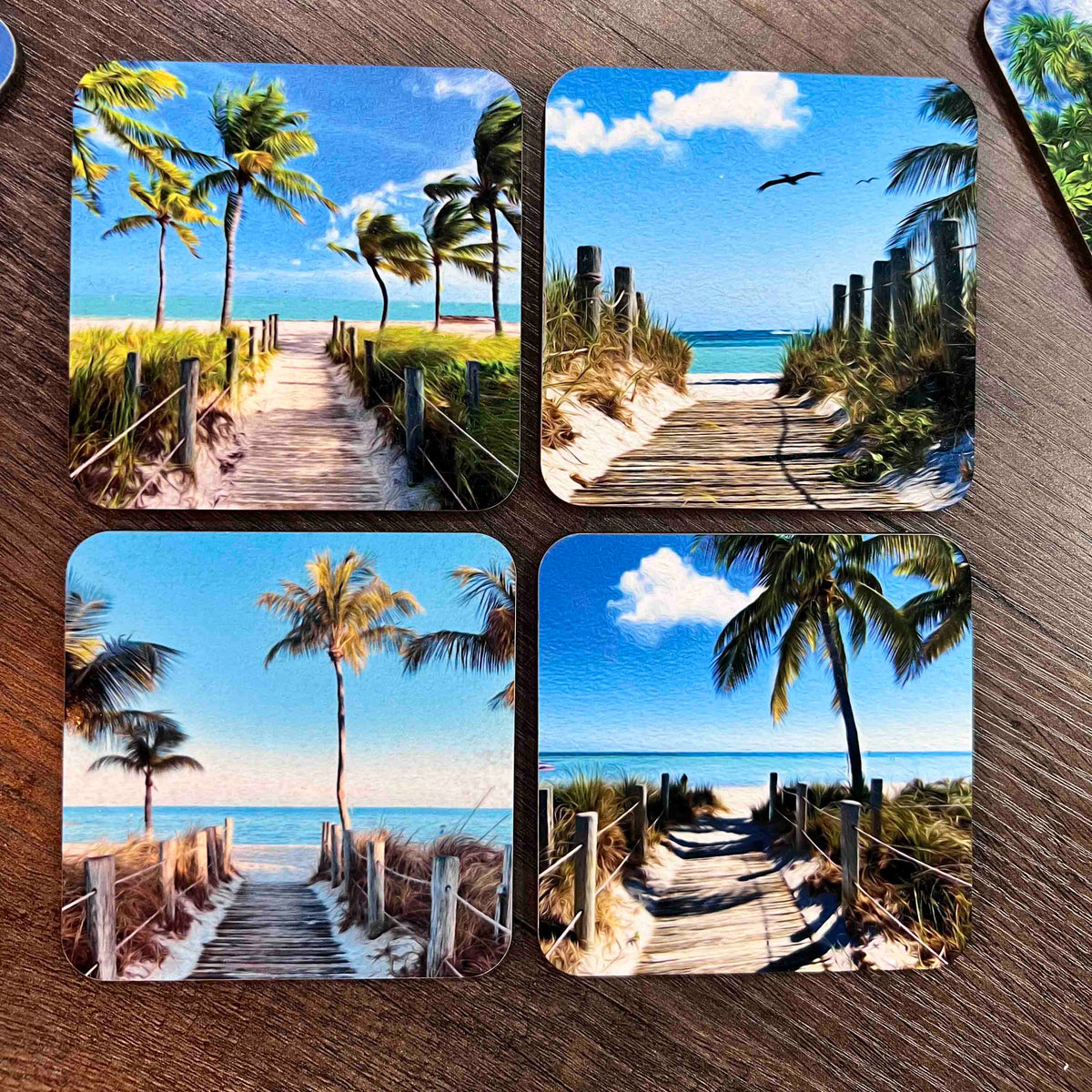 Beach Coasters (Set of 4)
