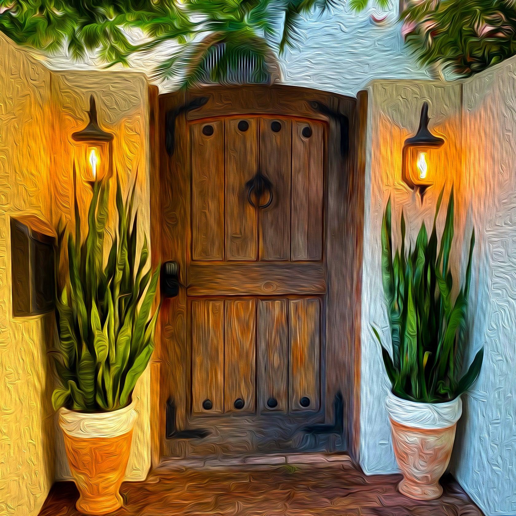 Backyards of Key West Art Gallery - Key West Canvas Prints